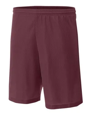 A4 NB5184 Youth 6" Lined Micromesh Shorts - Cardinal