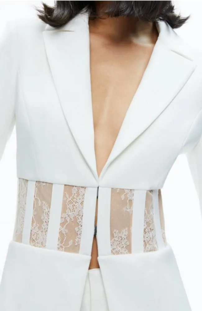 Alexia Sheer Corset Blazer