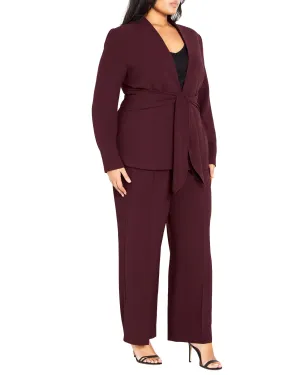 Audrie Jacket | Oxblood