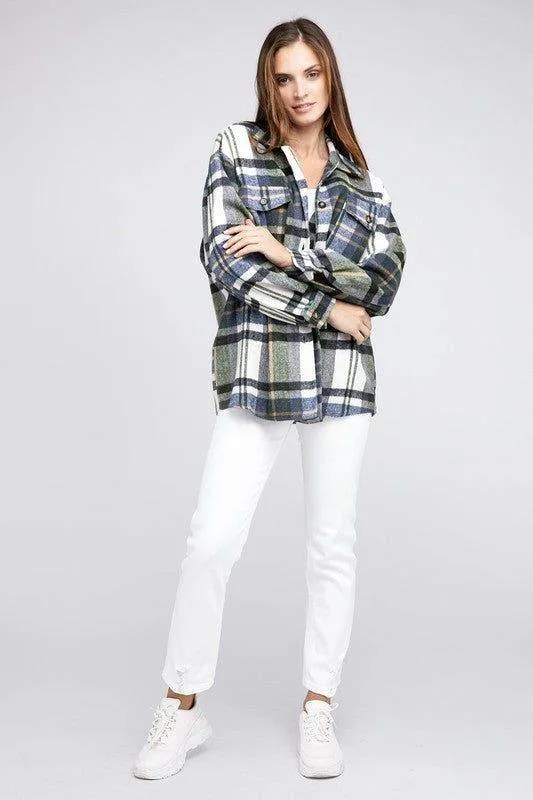 BiBi Textured Shirts With Big Checkered point