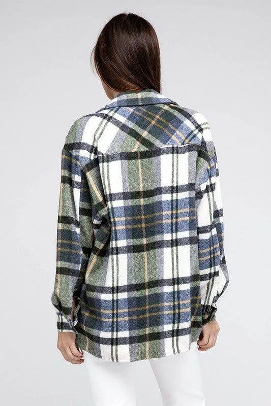 BiBi Textured Shirts With Big Checkered point