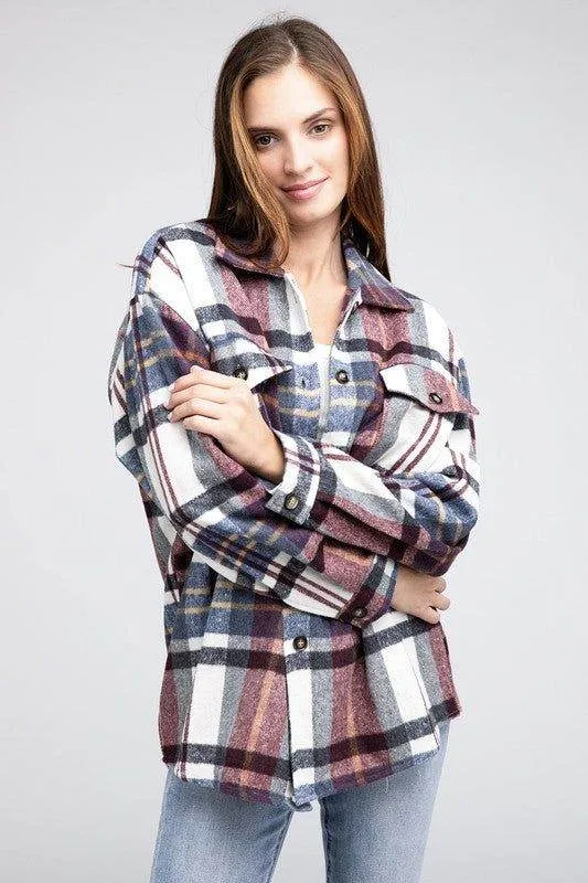 BiBi Textured Shirts With Big Checkered point