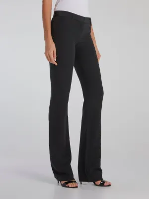 Black Flared Trousers