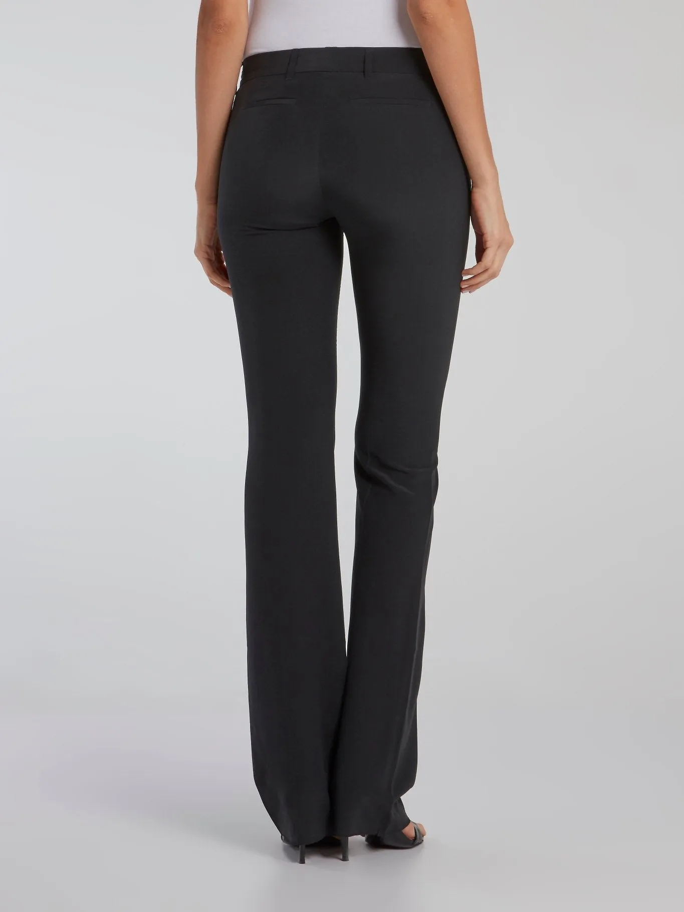 Black Flared Trousers