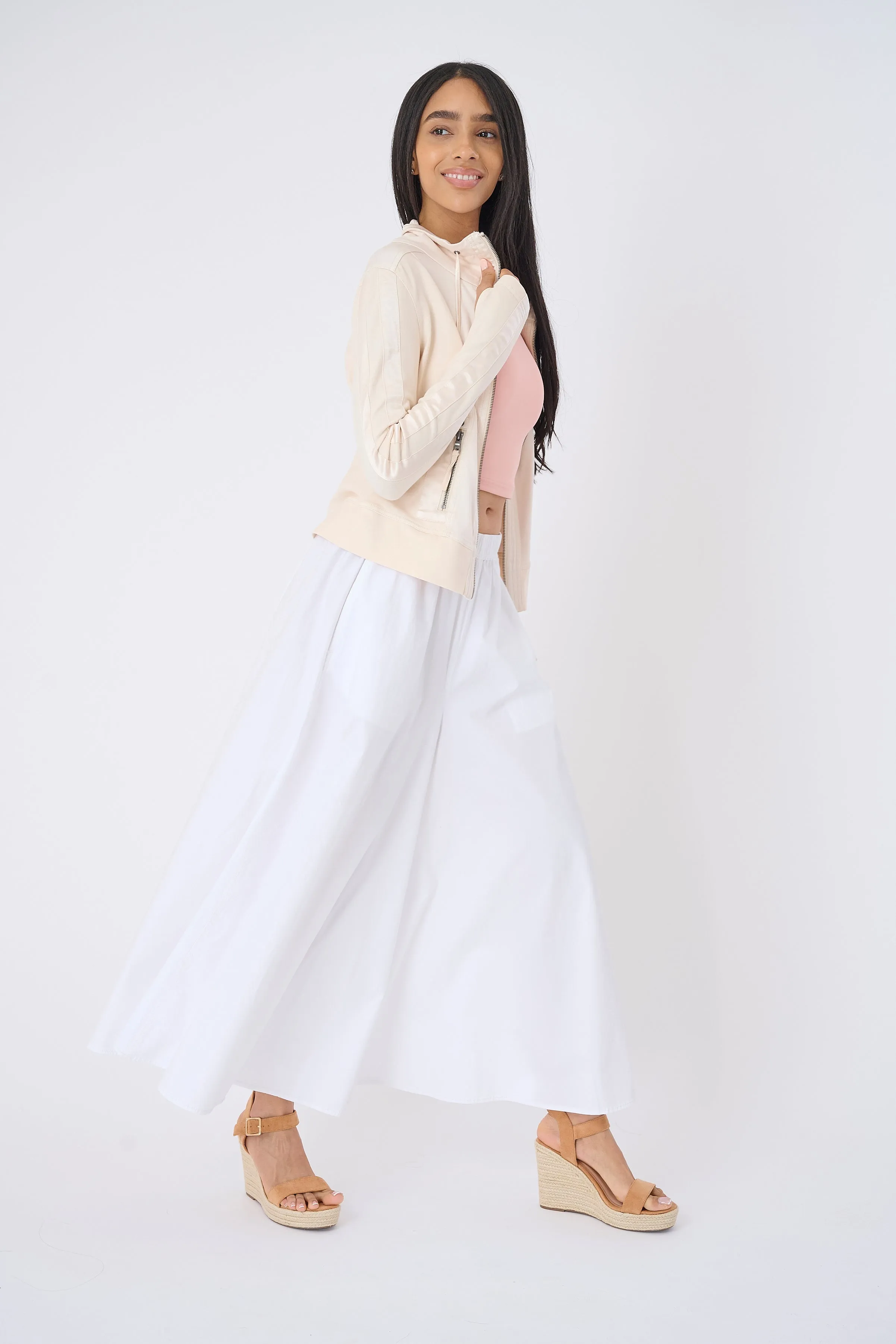 Bora Stretch Poplin Super Wide Leg Pant