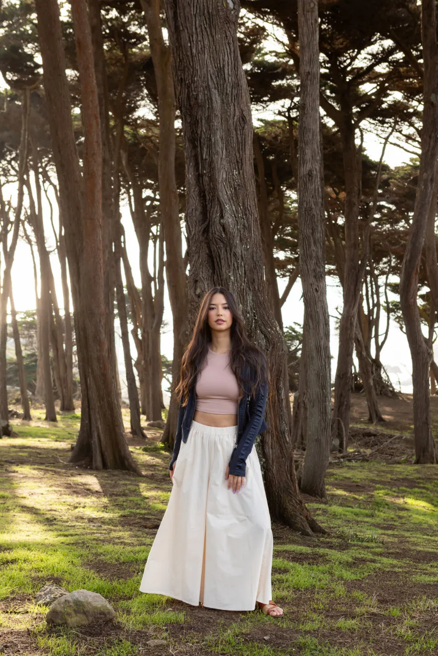 Bora Stretch Poplin Super Wide Leg Pant