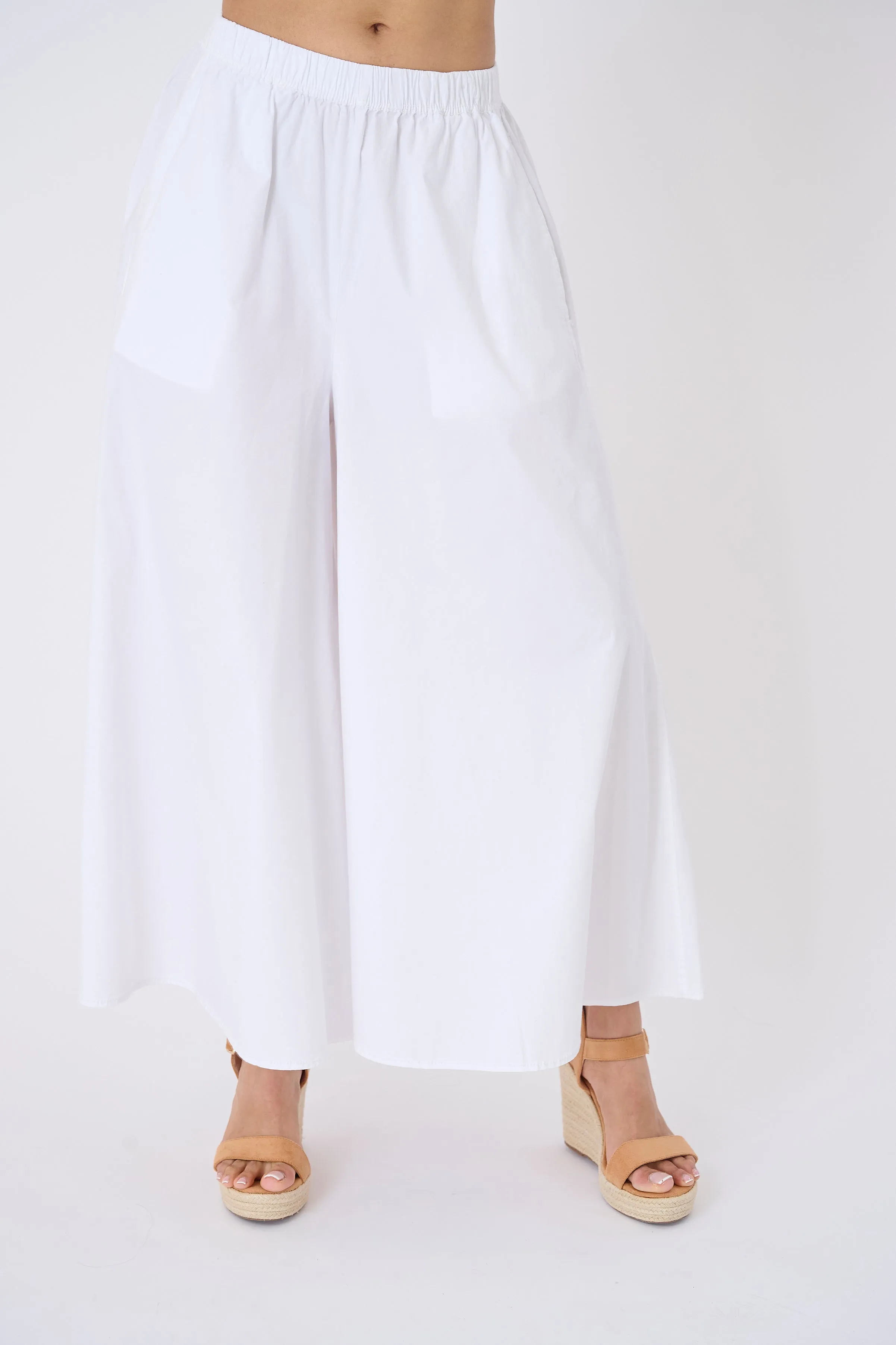 Bora Stretch Poplin Super Wide Leg Pant