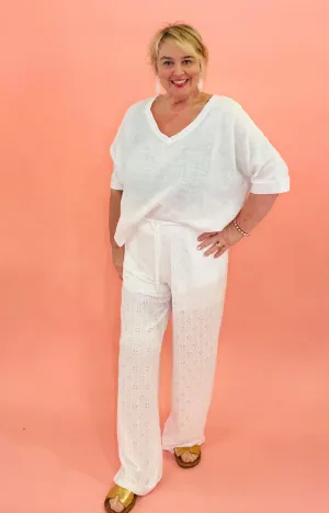Breezy Eyelet Pants