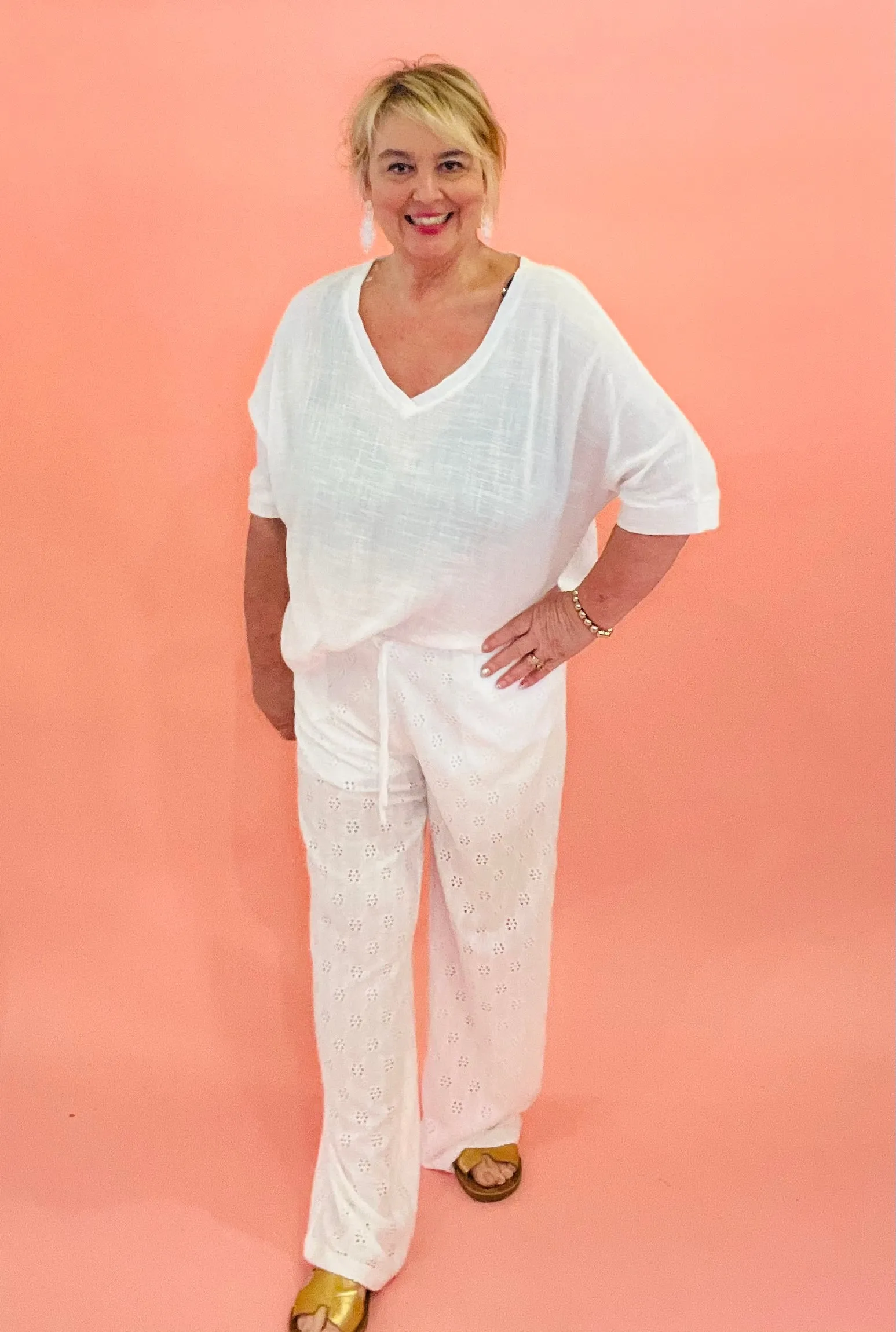 Breezy Eyelet Pants