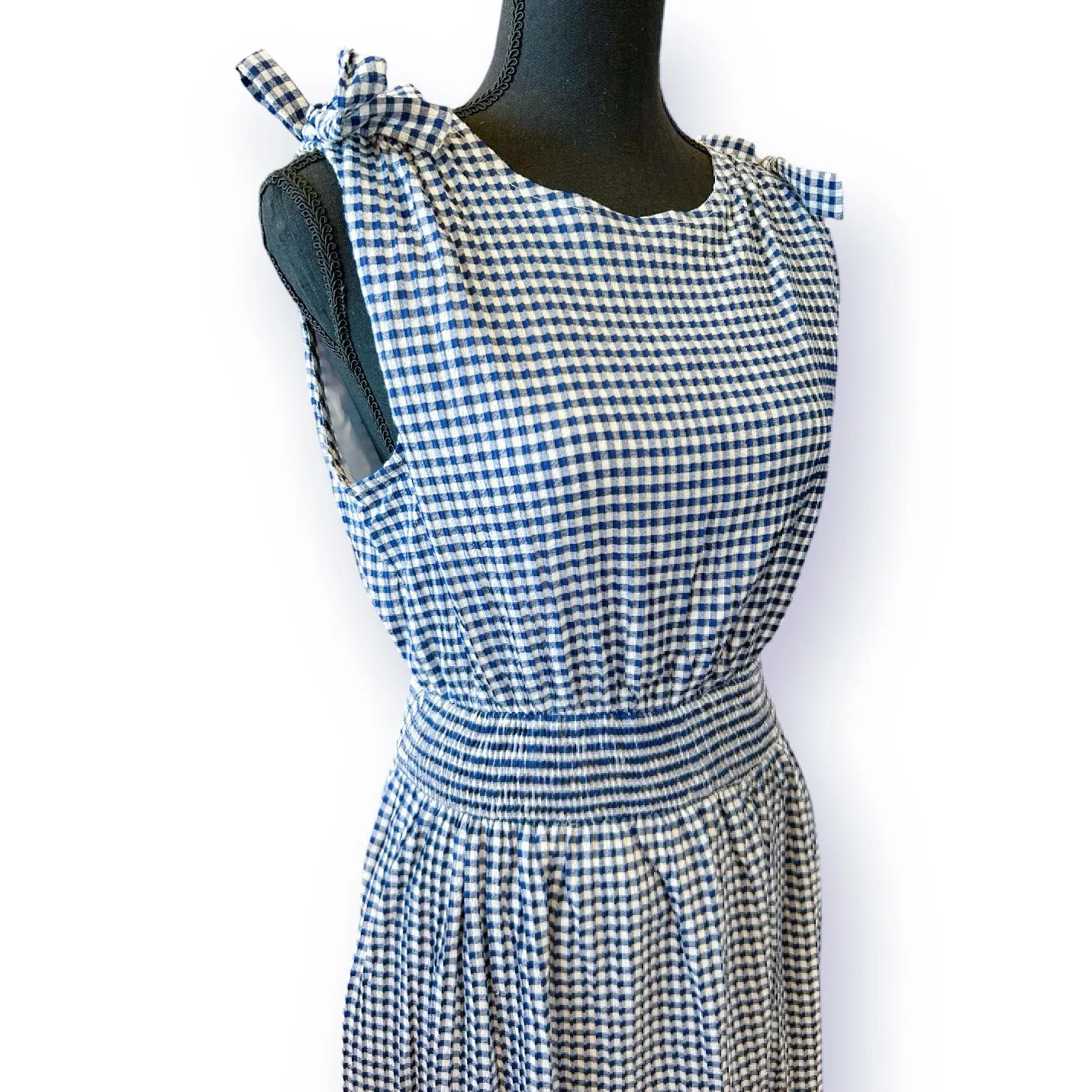 Cambridge Gingham Midi Dress~Final Sale