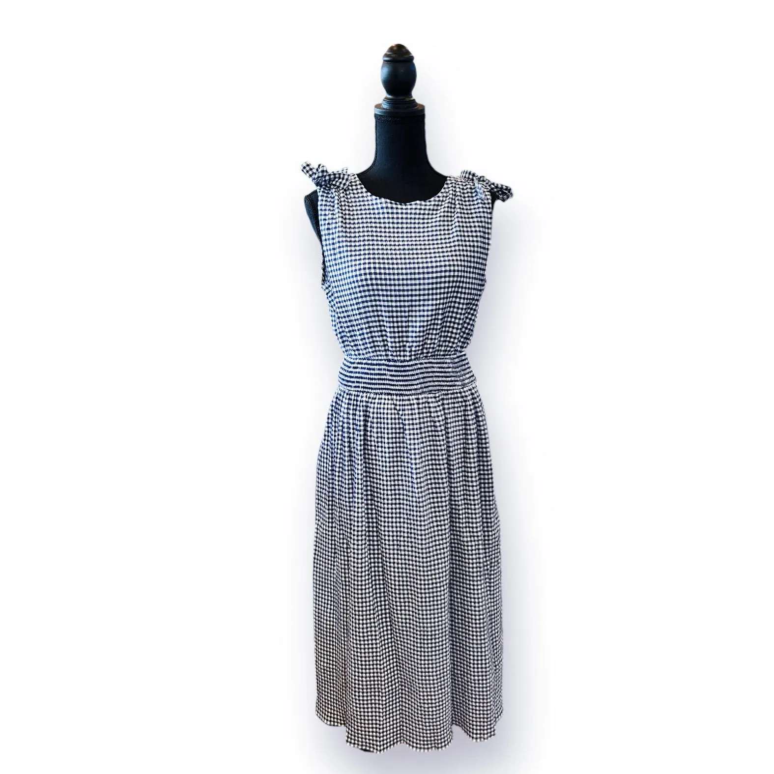 Cambridge Gingham Midi Dress~Final Sale