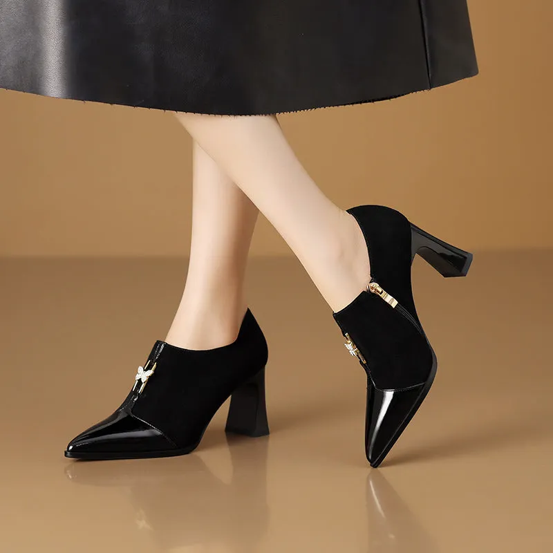 Chic Veltique Graceful Heel Slides