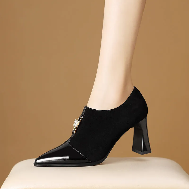 Chic Veltique Graceful Heel Slides