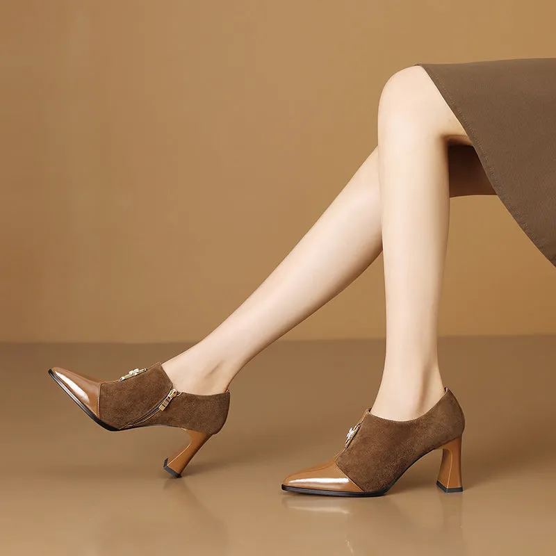 Chic Veltique Graceful Heel Slides