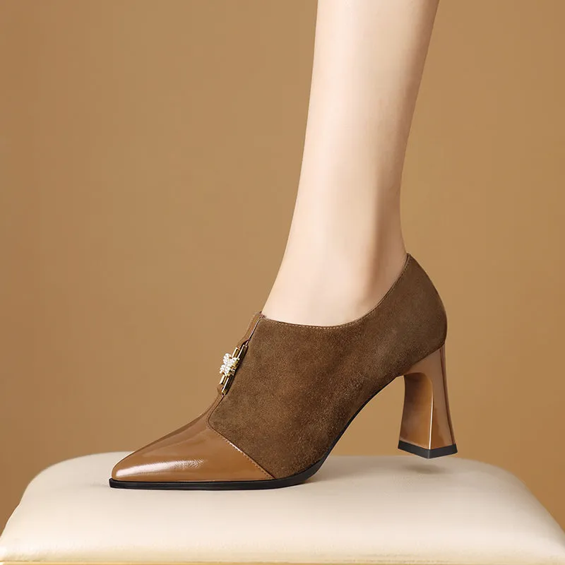 Chic Veltique Graceful Heel Slides