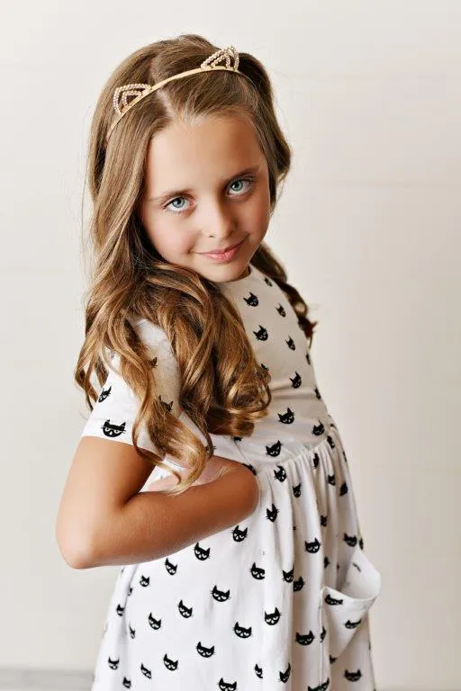Cool Cat Twirl Dress