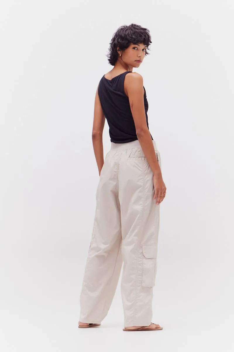 Cotton Poplin Cargo Pants