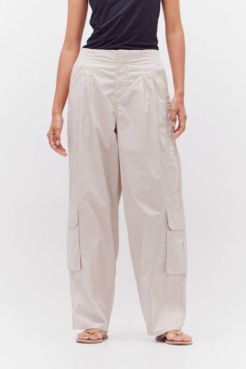Cotton Poplin Cargo Pants