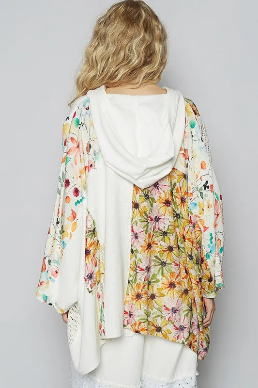 Crochet Patch Lace Floral Top