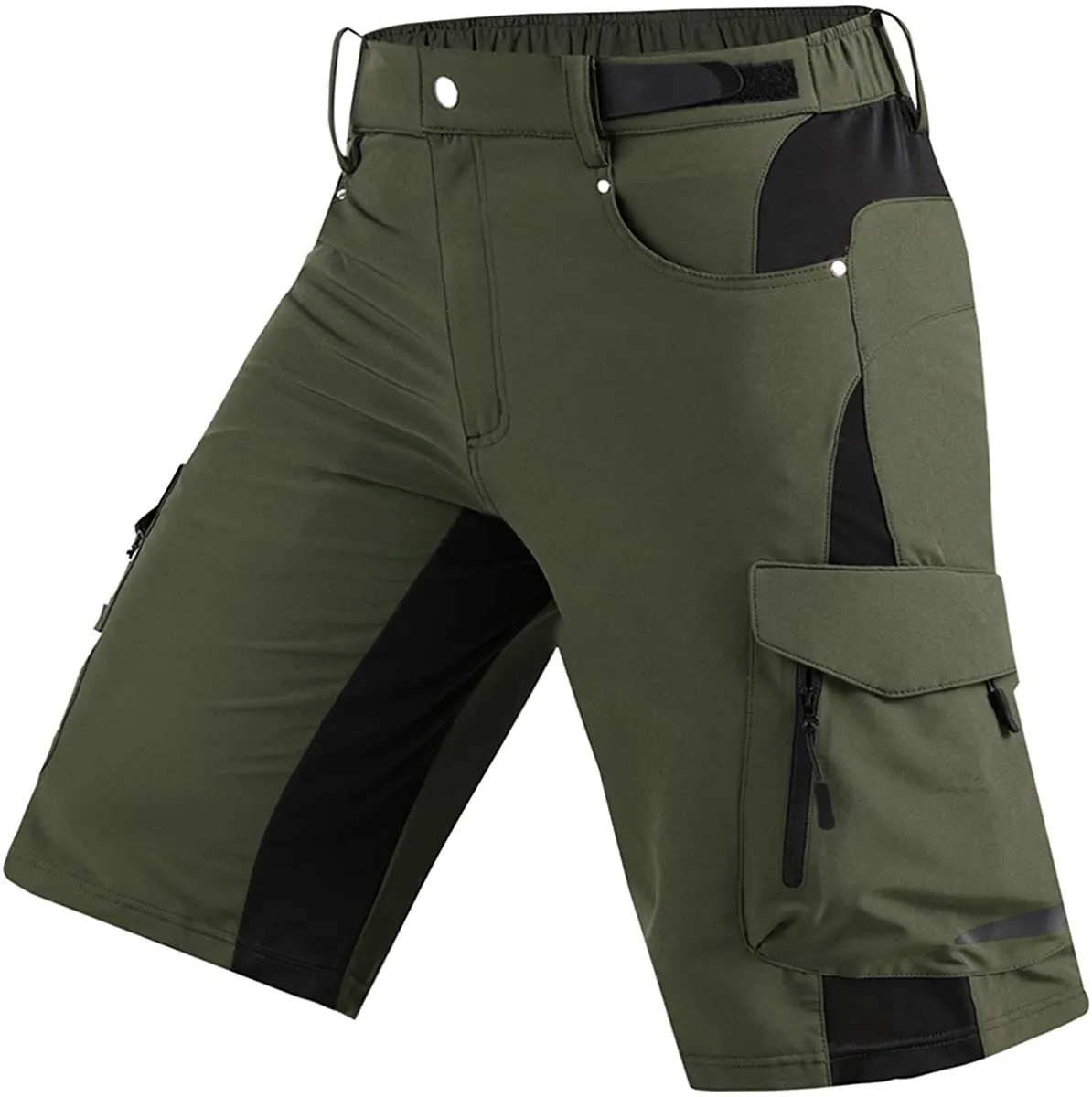 Cycorld Mens-Mountain-Bike-Shorts, Loose Fit with Zippered Pockets, MTB, Cycling,Hiking,Cargo,Outdoor Lightweight Shorts
