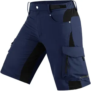 Cycorld Mens-Mountain-Bike-Shorts, Loose Fit with Zippered Pockets, MTB, Cycling,Hiking,Cargo,Outdoor Lightweight Shorts