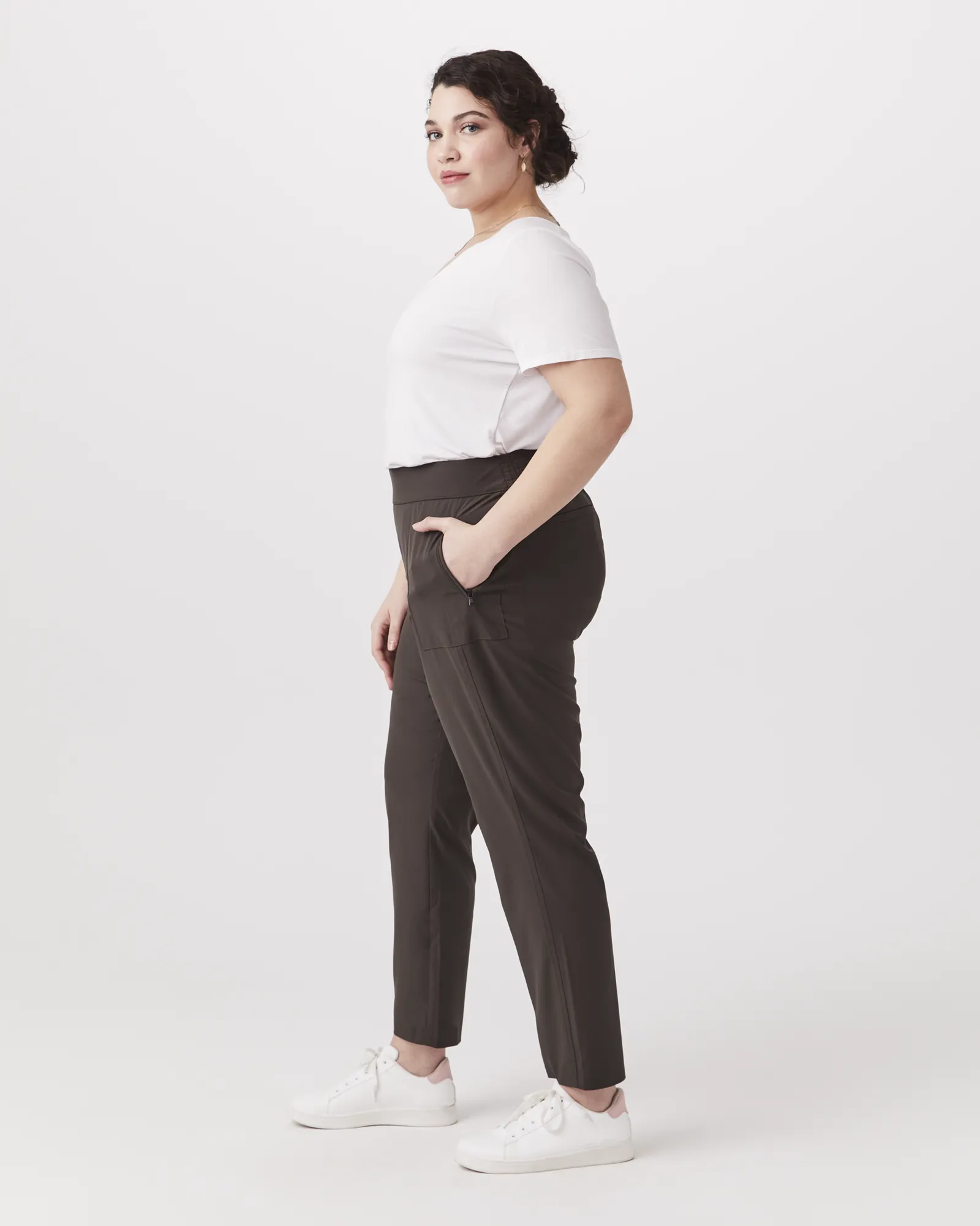 Damaris Cropped Cargo Pant | Olive Green