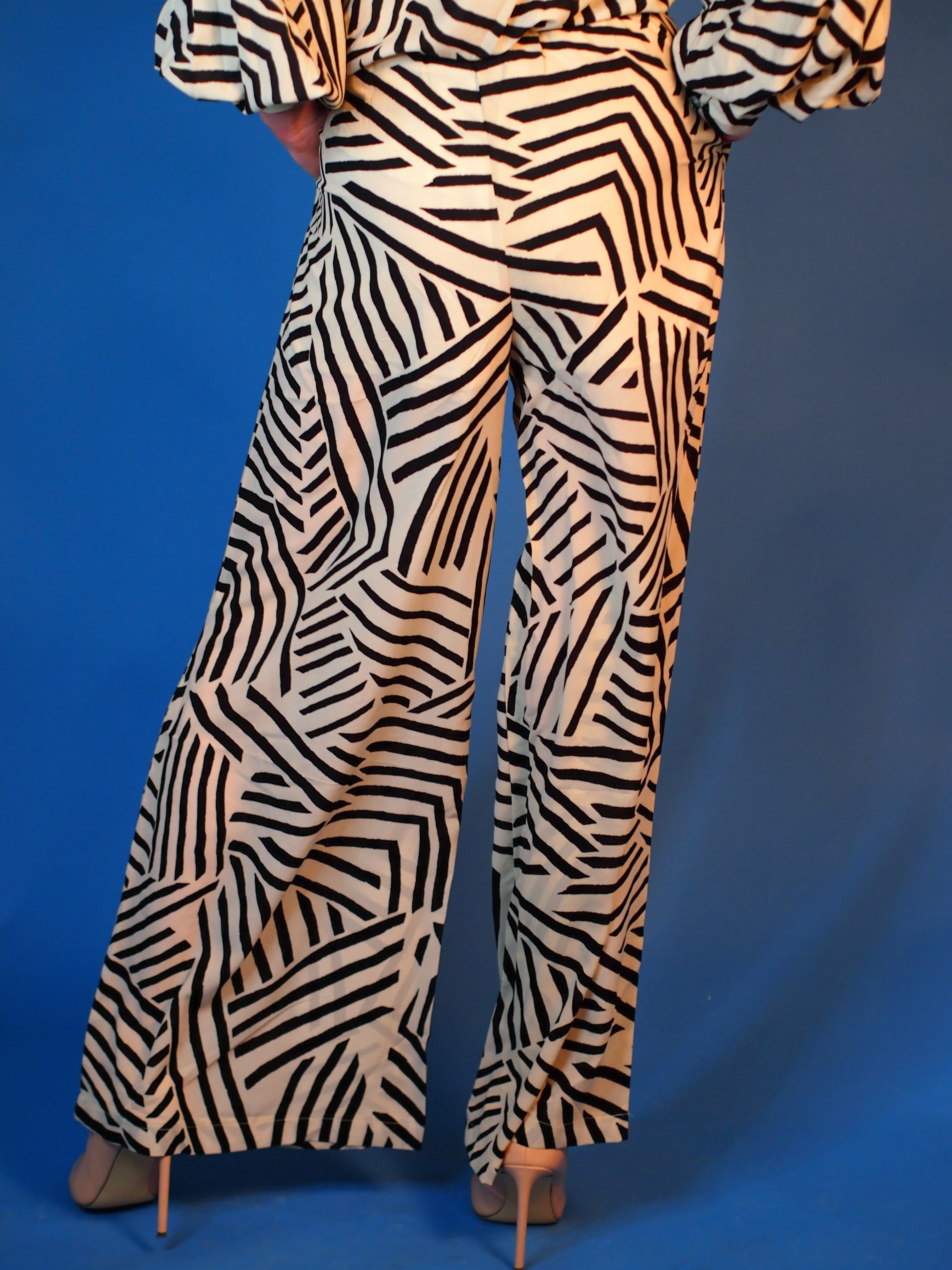 Del Mar Elastic Waist Wide Leg Pants