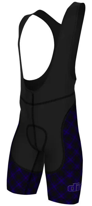 DiDOO Men's Classic Quick Dry Padded Cycling Bib Shorts Black and Blue