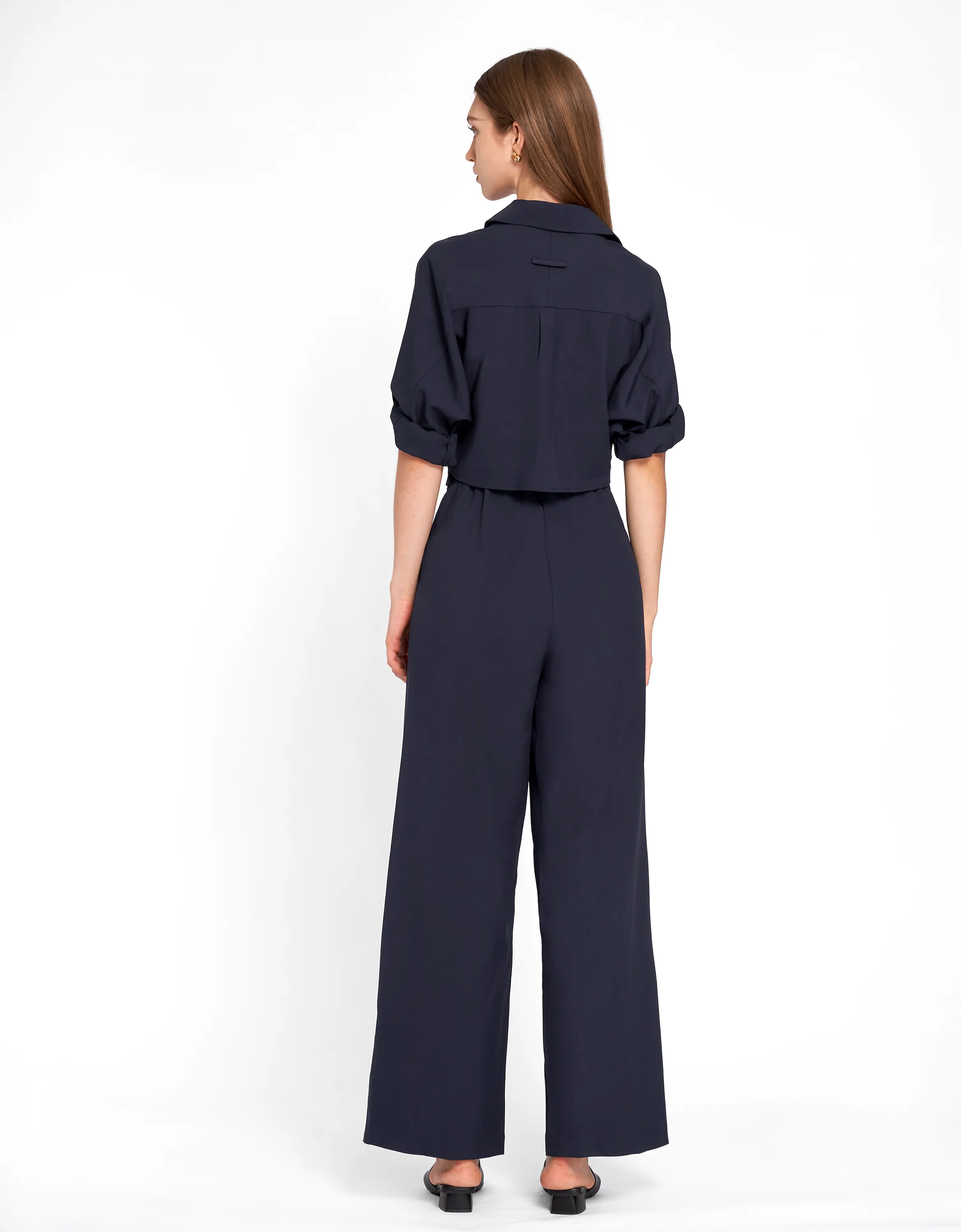 Dolman Sleeve Utility Jumpsuit
