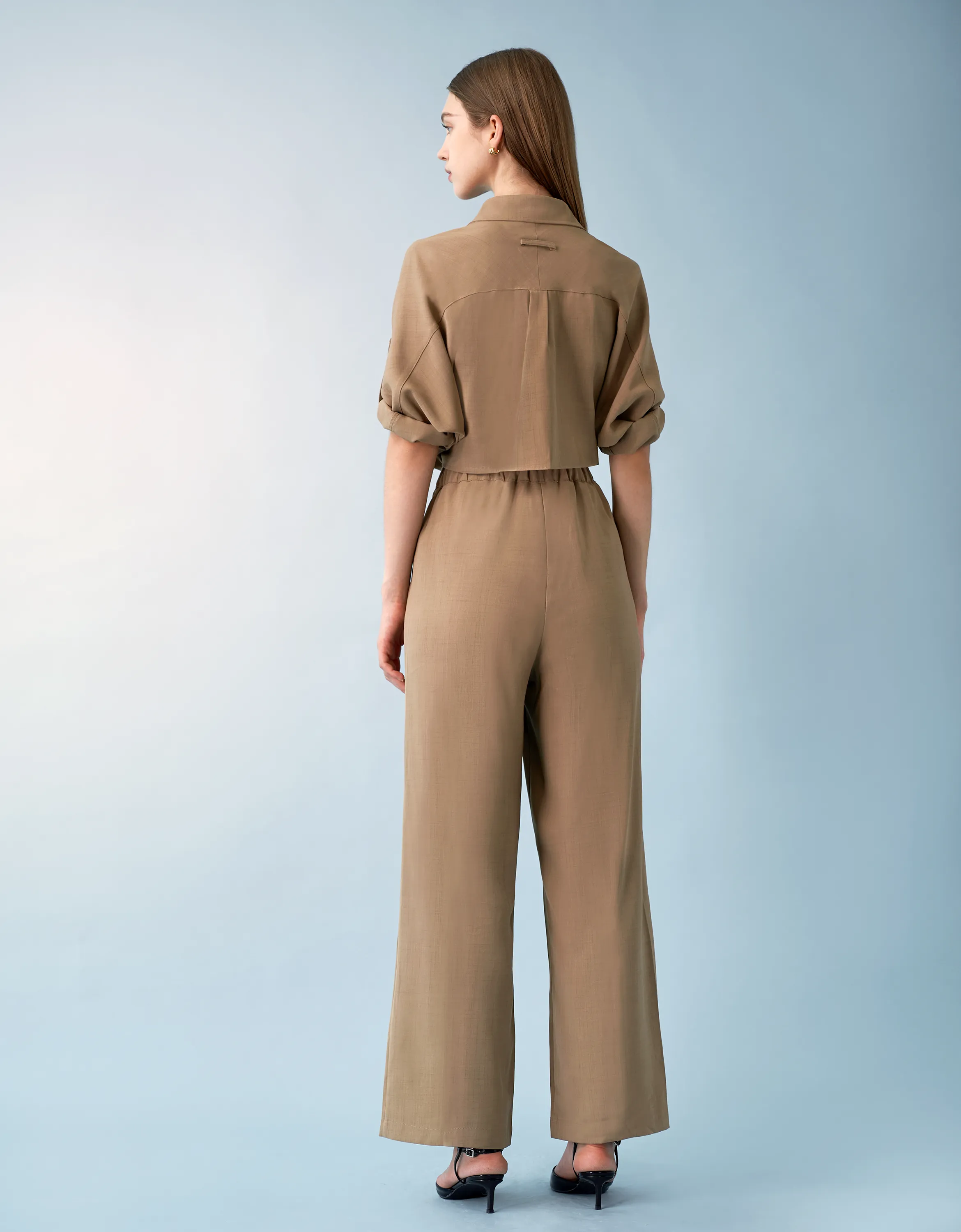 Dolman Sleeve Utility Jumpsuit