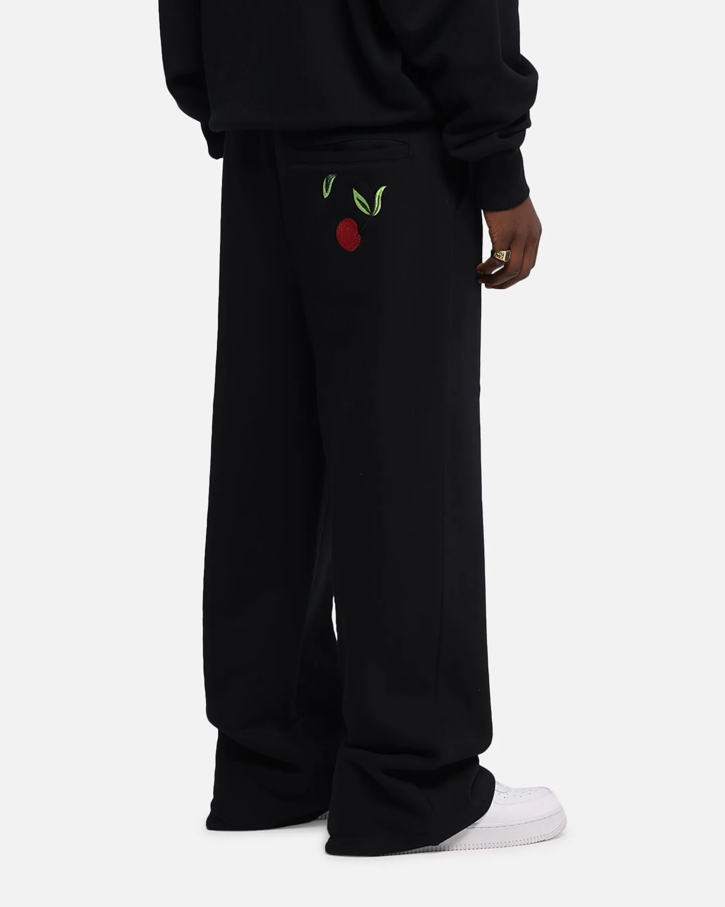 Ed Hardy Cherry Trackpants Black