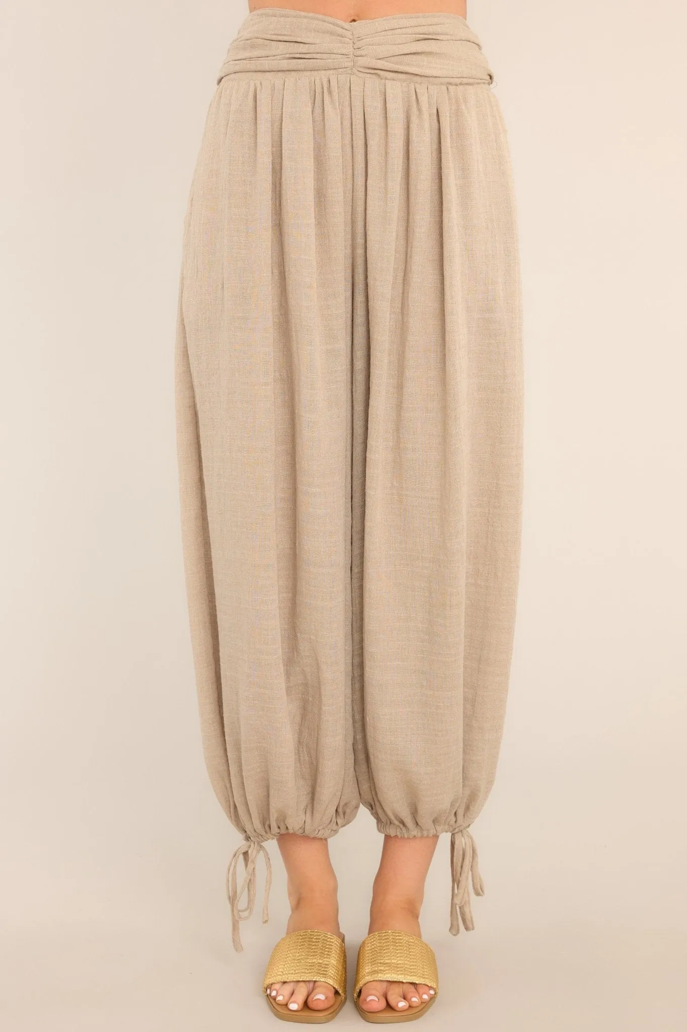 Float In The Wind Tan Pants