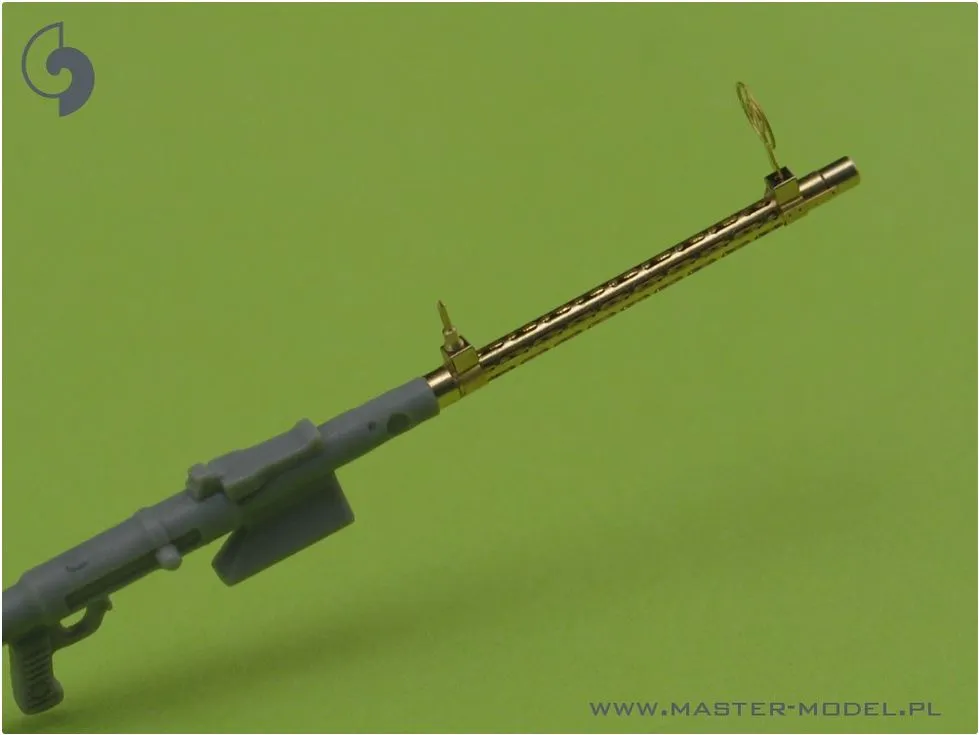 German aircraft machine gun MG 15 - turned barrels and etched sights (2pcs)
