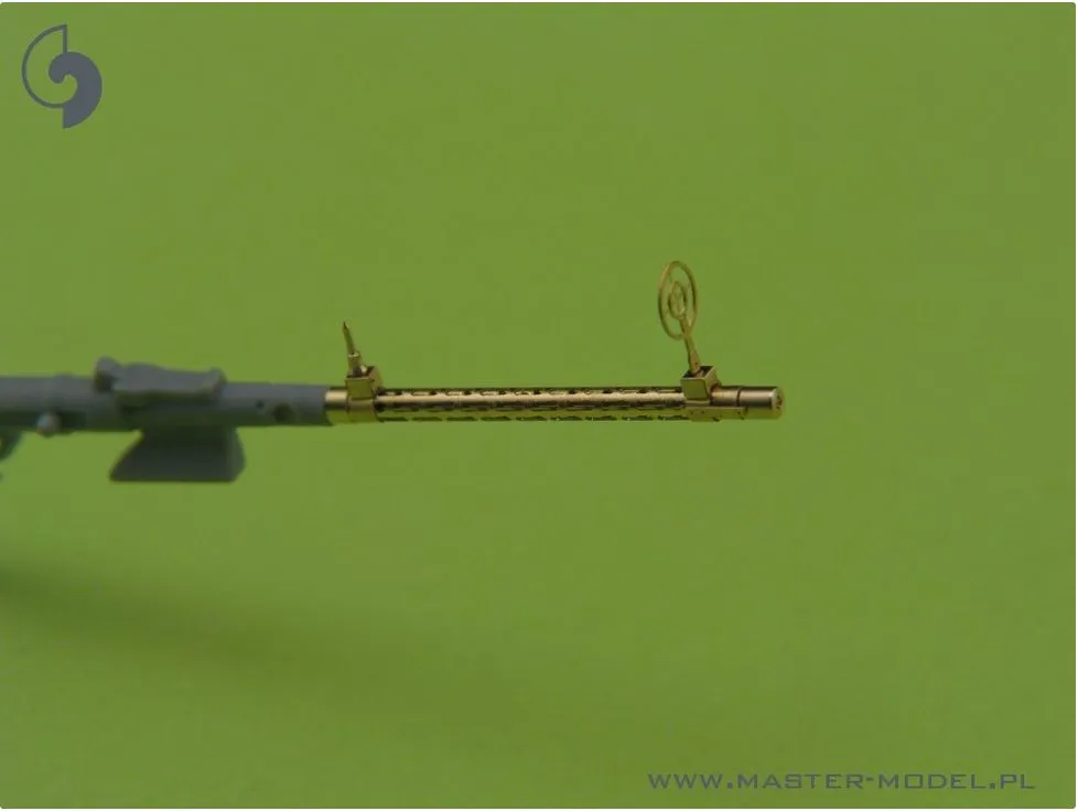 German aircraft machine gun MG 15 - turned barrels and etched sights (2pcs)