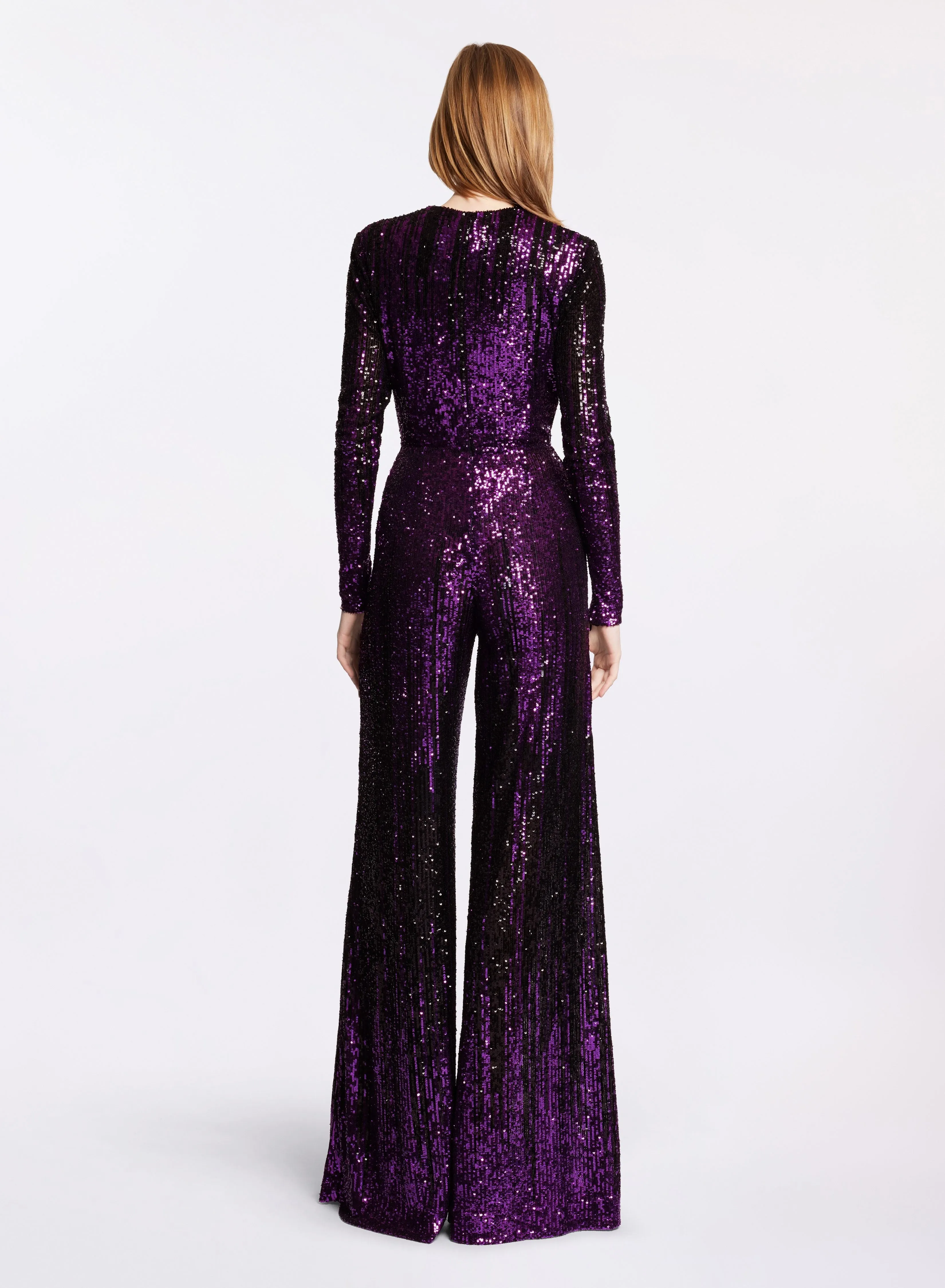 Gradient Sequin Jumpsuit