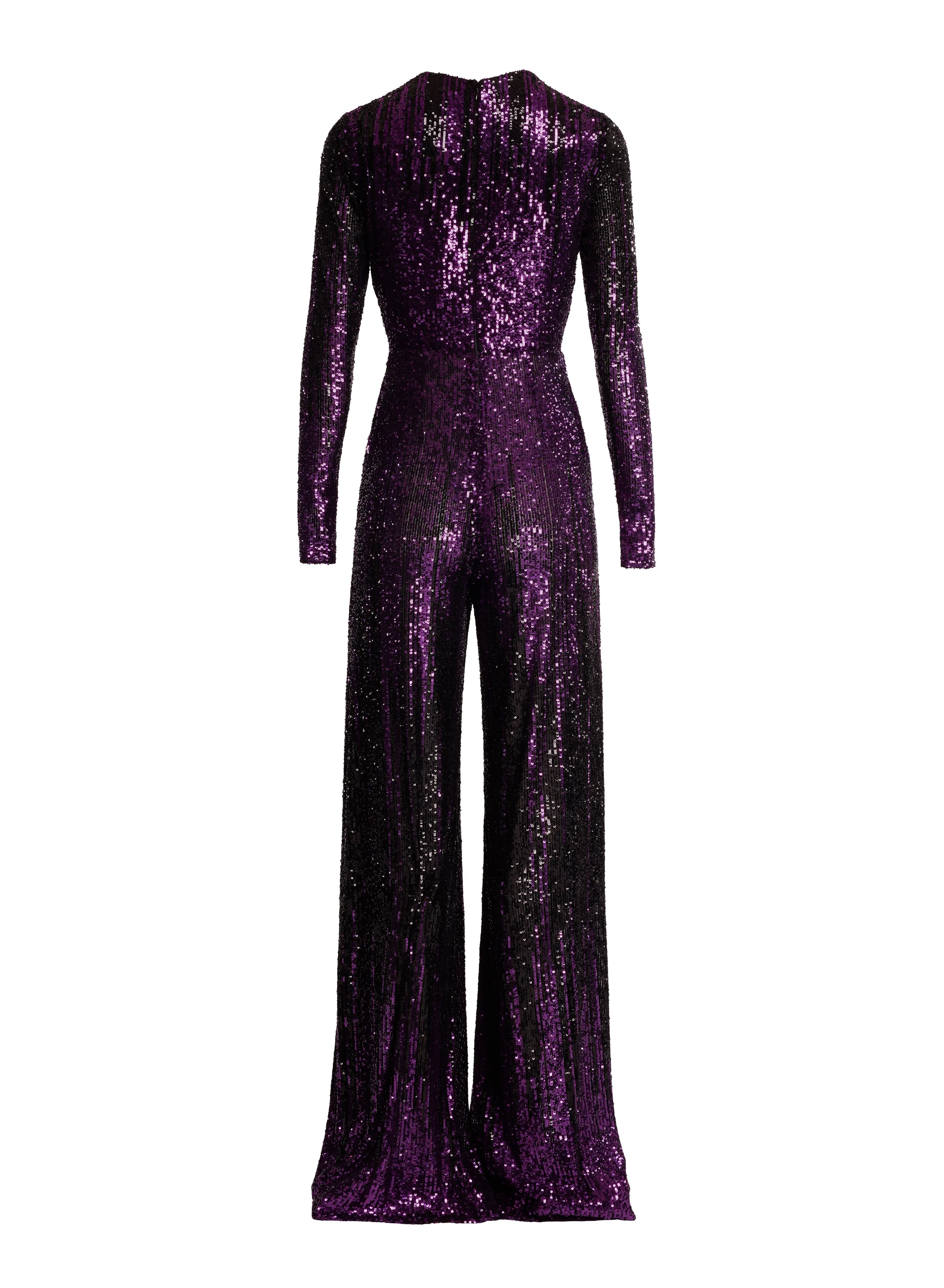 Gradient Sequin Jumpsuit
