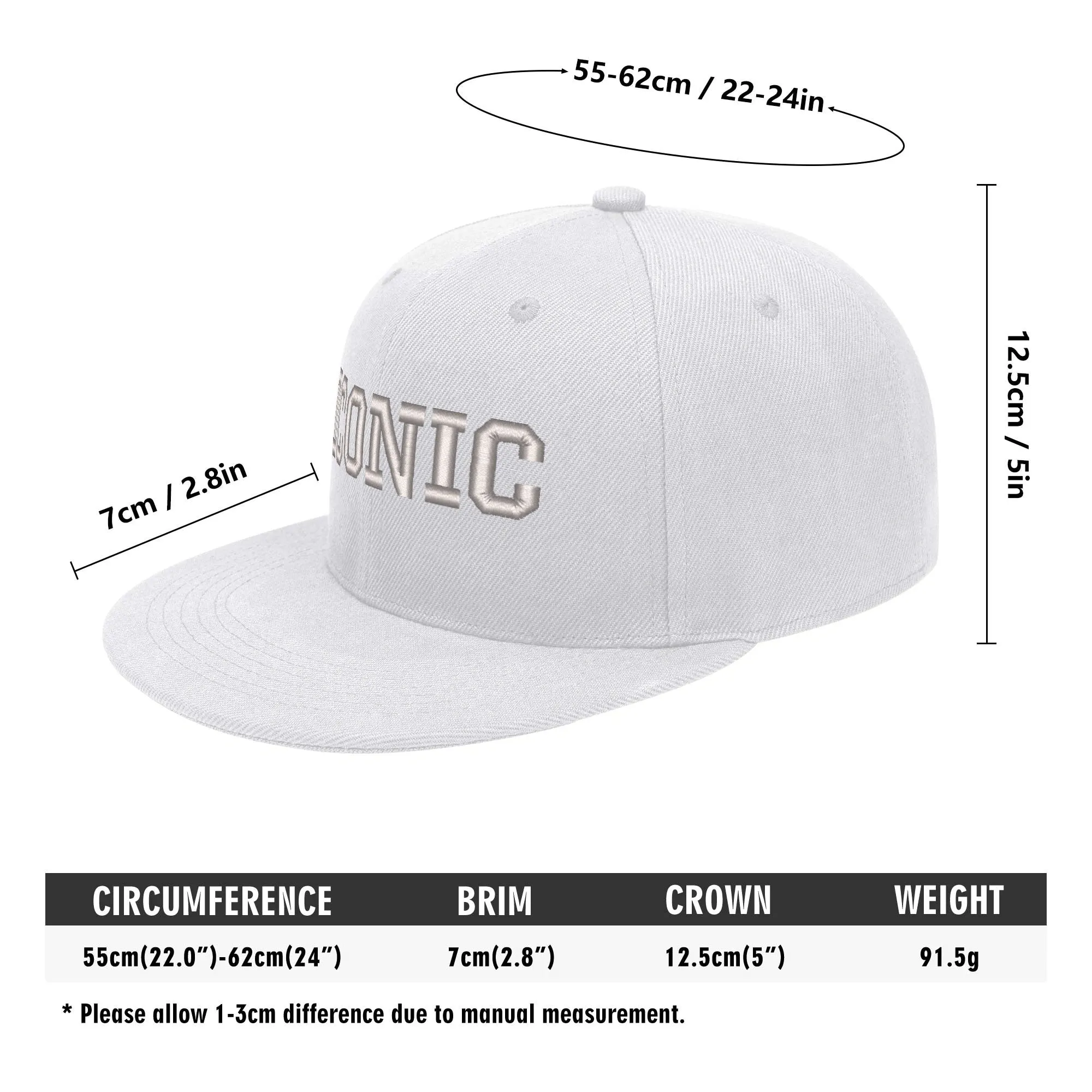 ICONIC Embroidered Streetwear Snapback Hats