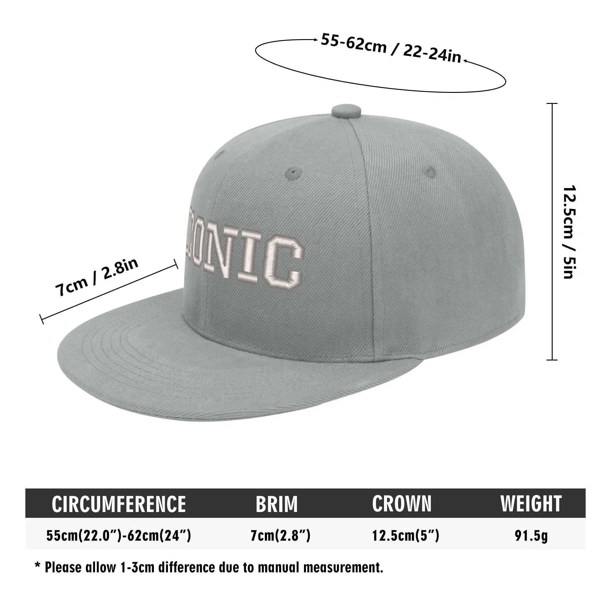 ICONIC Embroidered Streetwear Snapback Hats