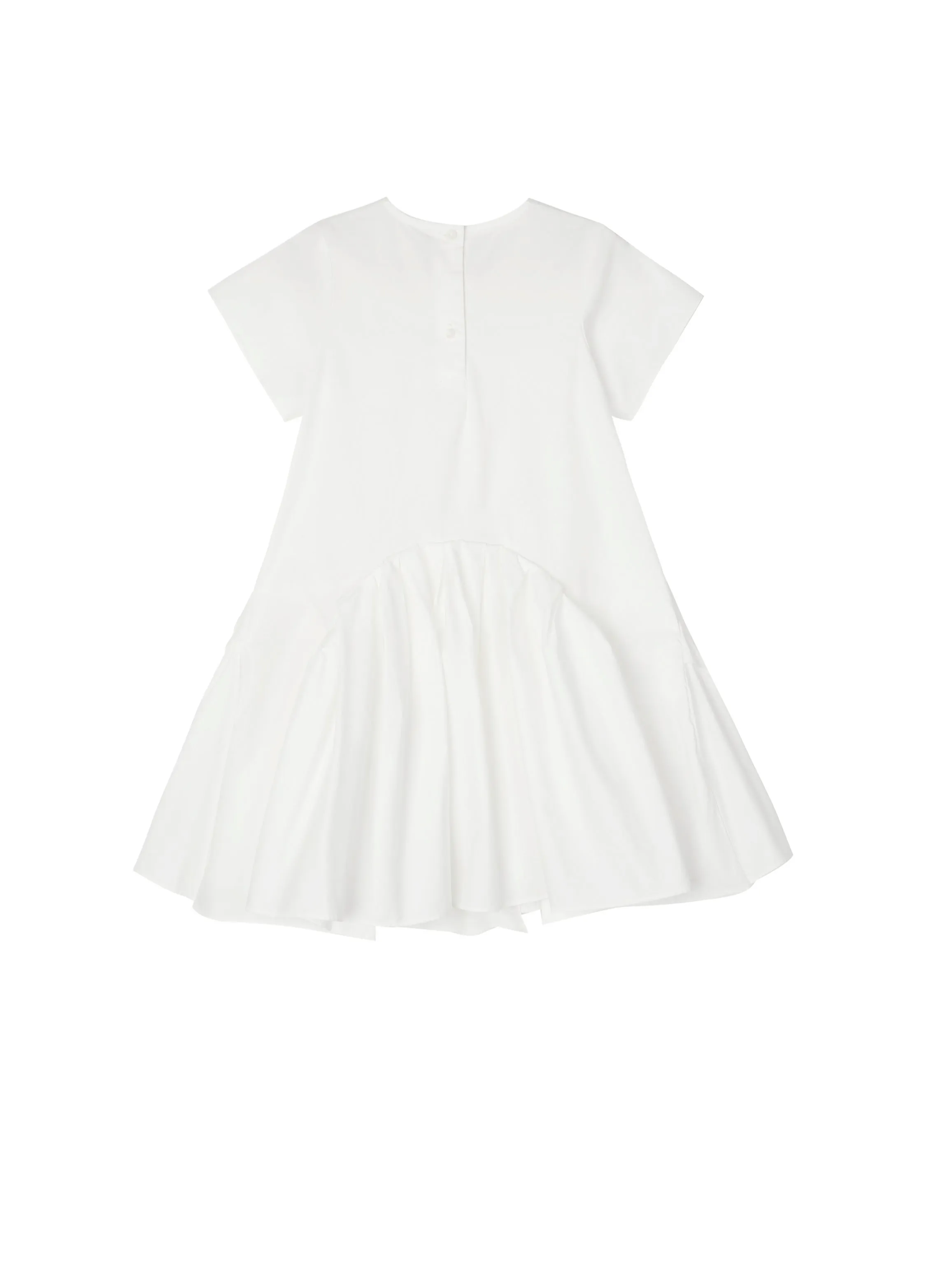 JNBY White Short Sleeve Dress