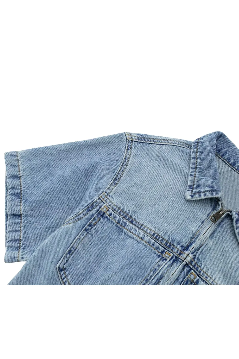 'Khanna' Chic Long Denim Jumpsuit