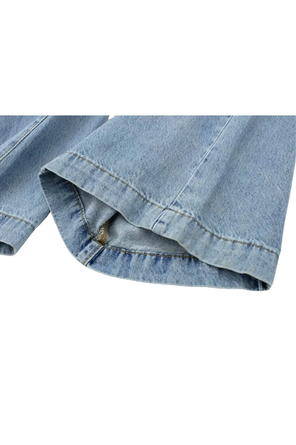 'Khanna' Chic Long Denim Jumpsuit