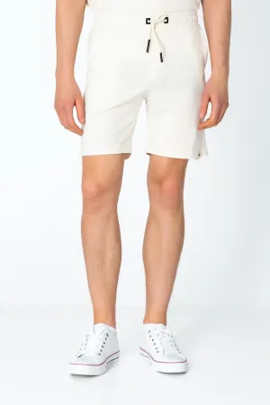 Lightweight Cotton Shorts - Beige