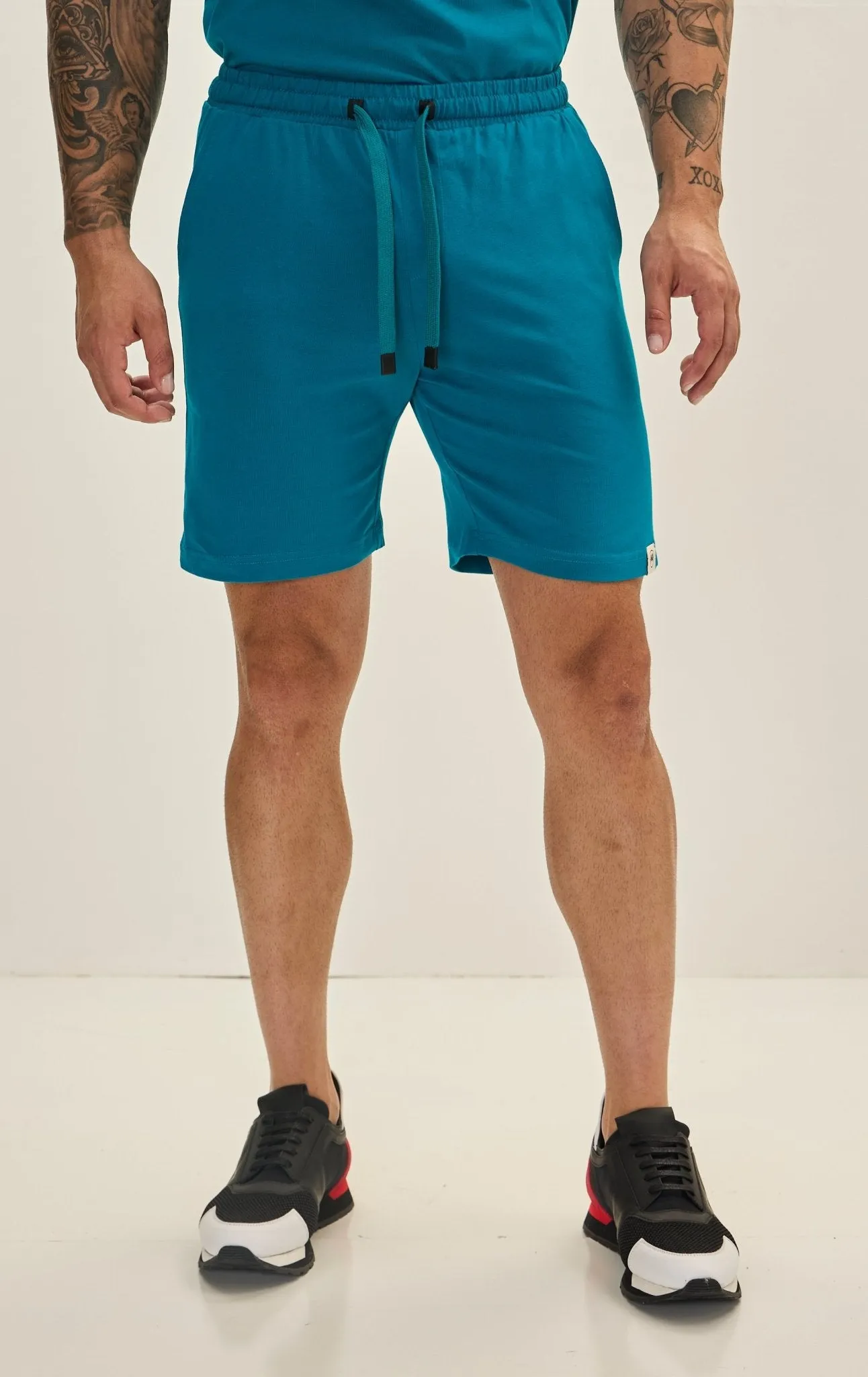 Lightweight Cotton Shorts - Enamel Blue