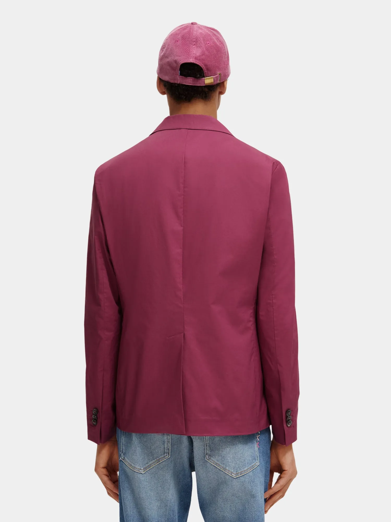 Lightweight double-breasted blazer
