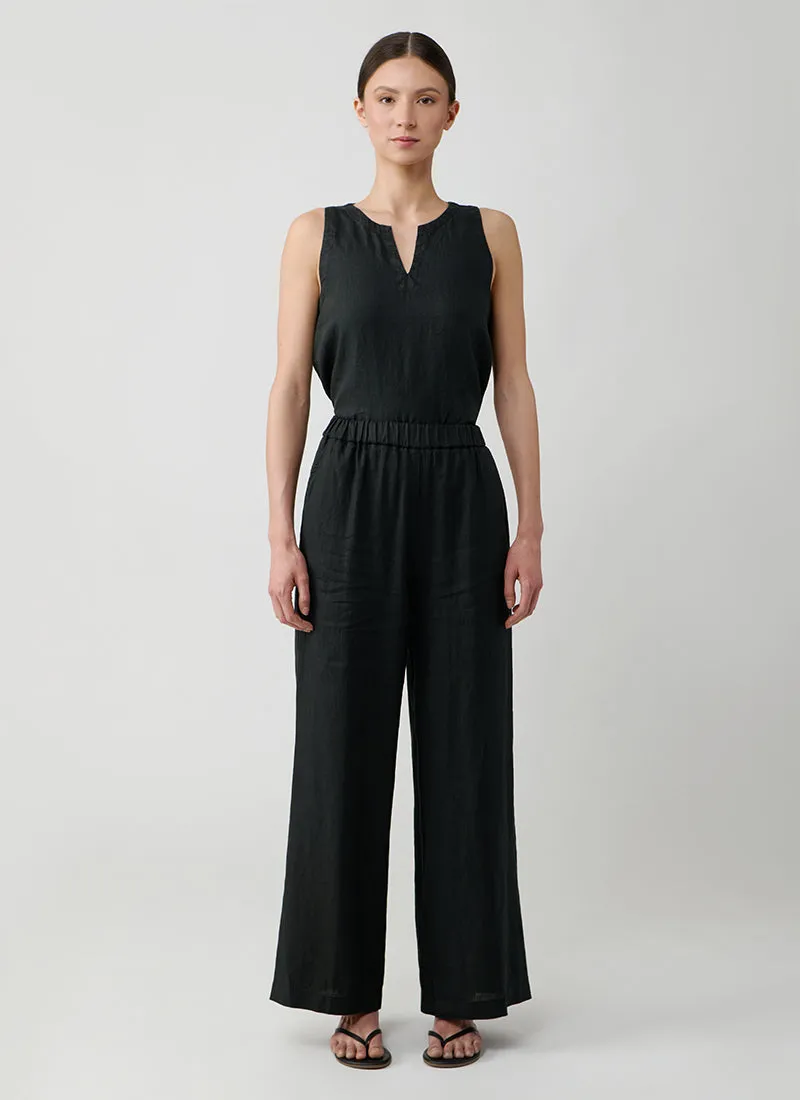 Linen Wide Leg Pant
