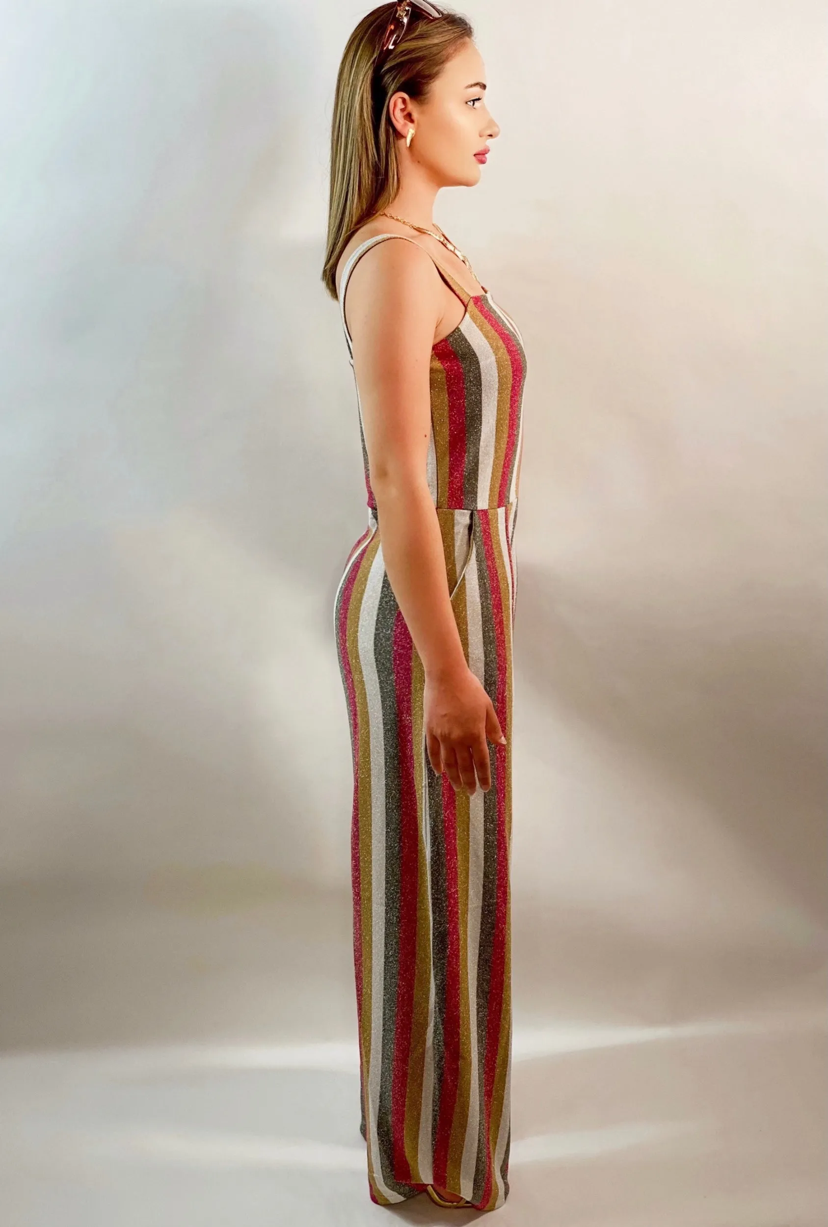 Lora Women’s Strappy Jumpsuit Wide Leg