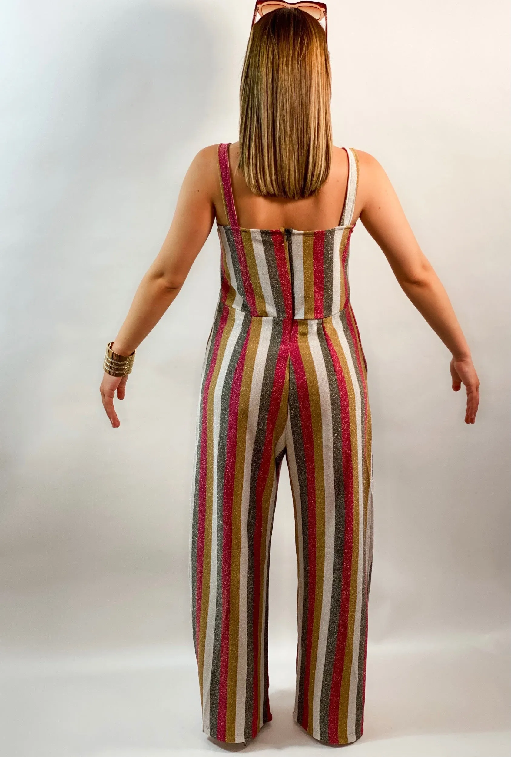 Lora Women’s Strappy Jumpsuit Wide Leg