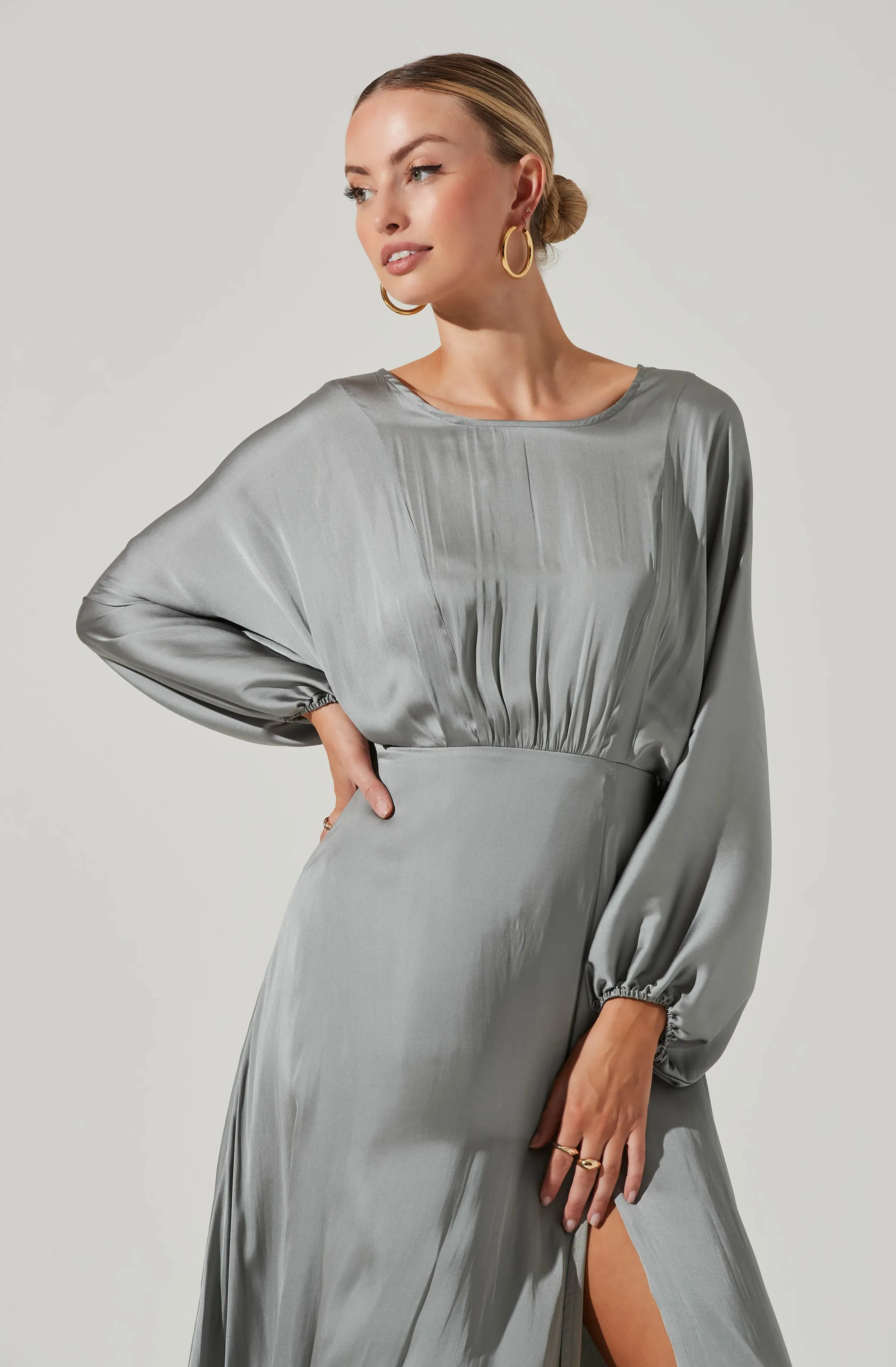 Marin Dolman Sleeve Midi Dress