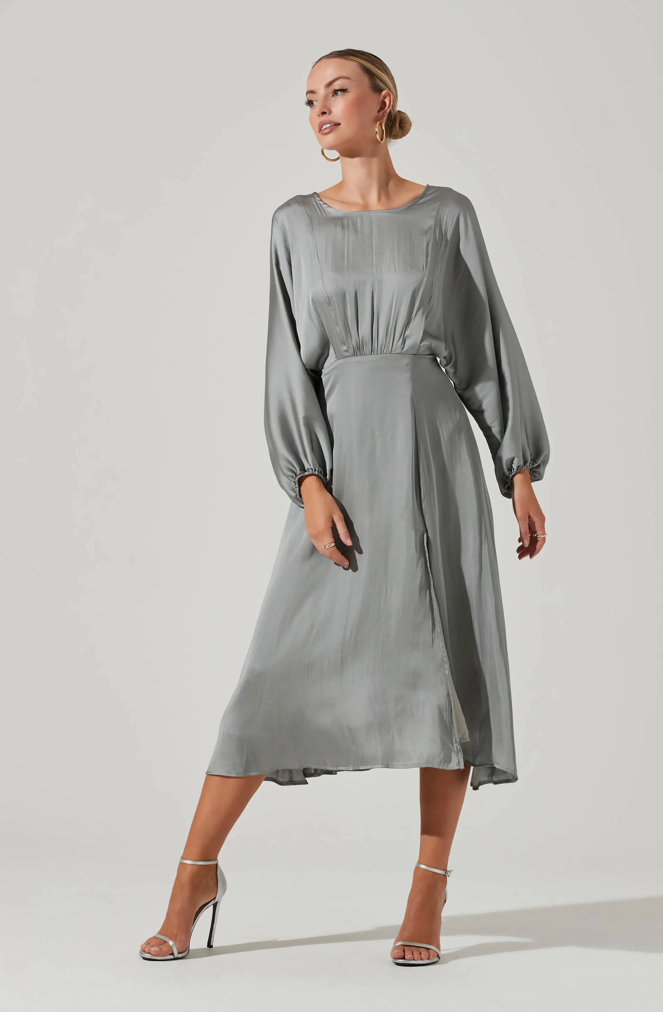 Marin Dolman Sleeve Midi Dress
