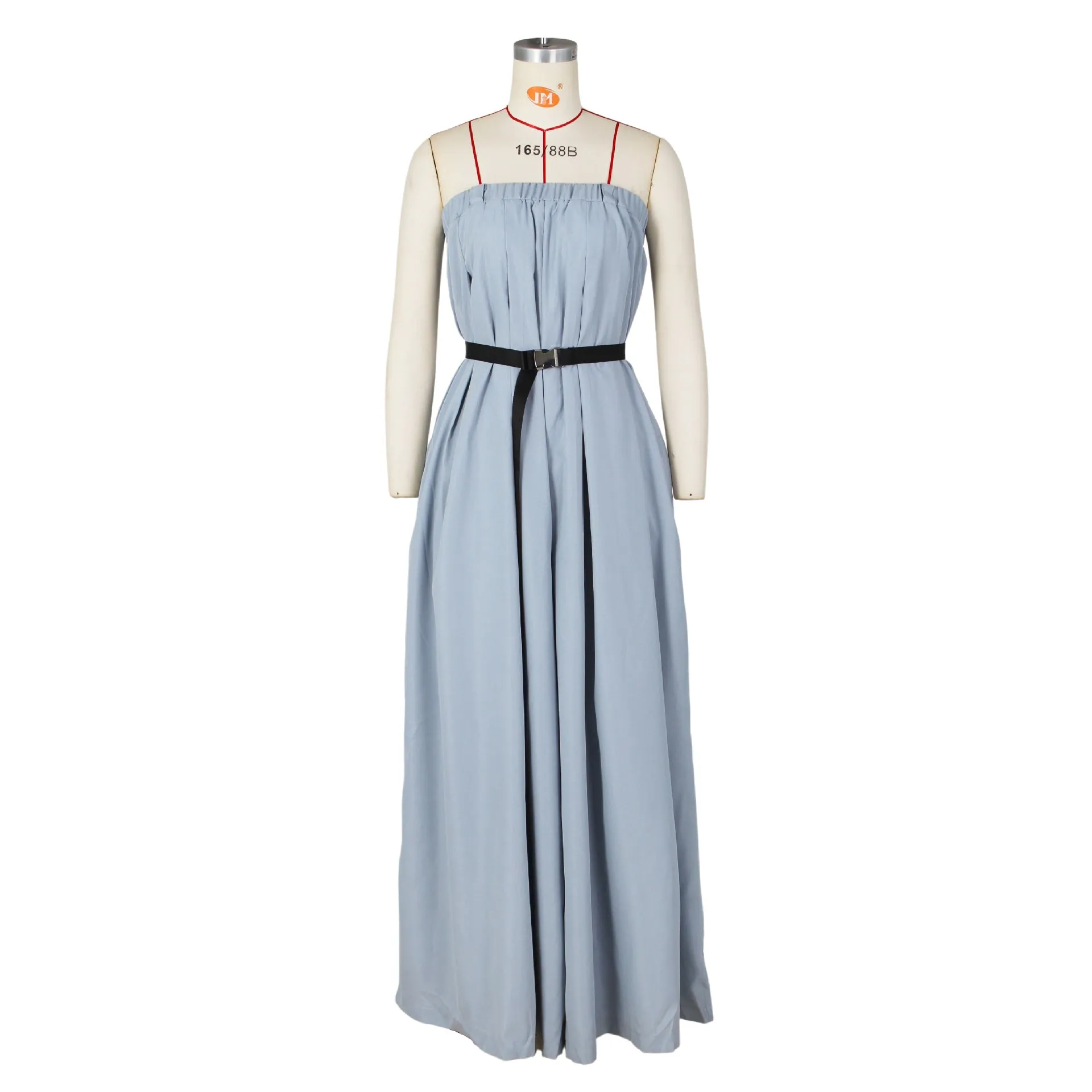 MB FASHION SEXY WAISTBAND TUBE TOP JUMPSUIT 0573LY
